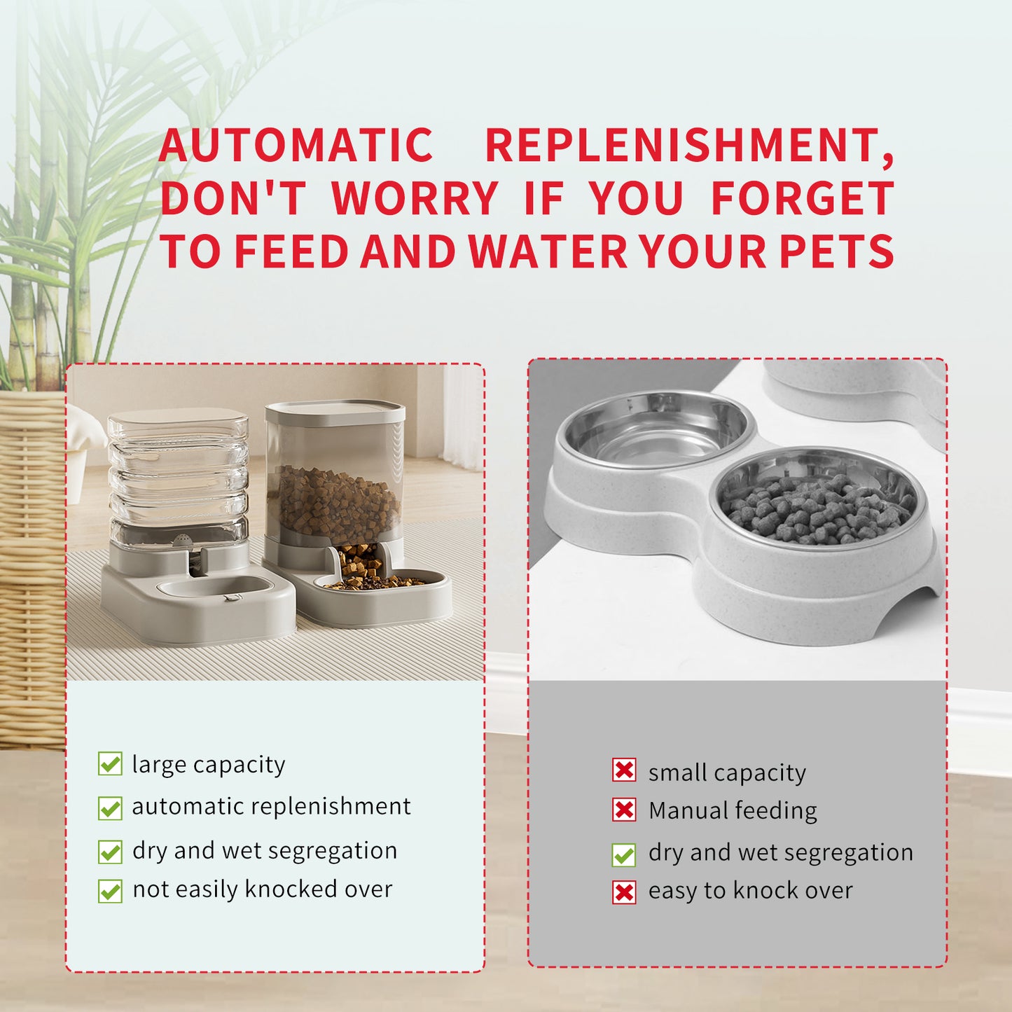 Futter- und Wasserspender